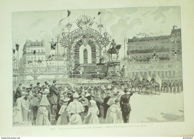 Le Monde illustré 1896 n°2066 Italie Rome prince de Naples mariage Lille (59) Albi (81)