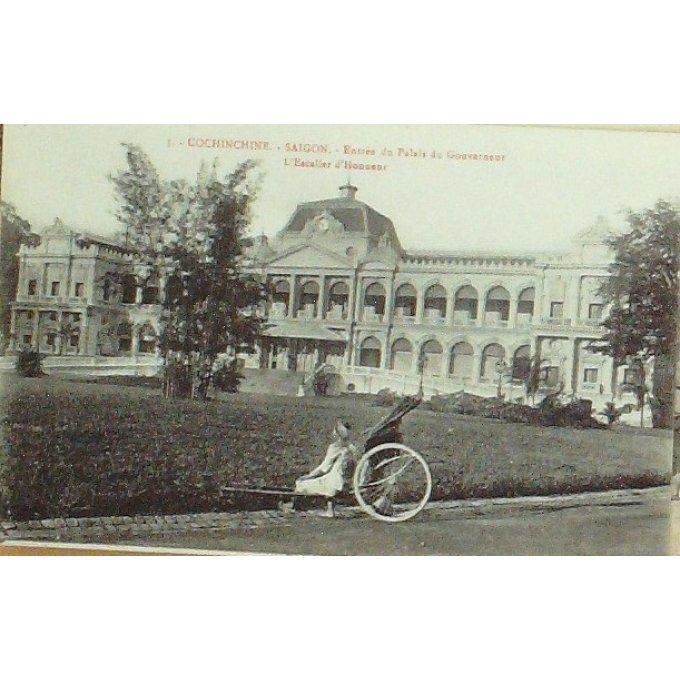Cpa Viet-Nam Saigon Palais Du Gouverneur 1908