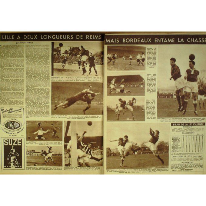 Miroir Sprint 1952 #  339 8 Déc Soldevilla Humez France/Belgiqu E Tour Argentine Coste