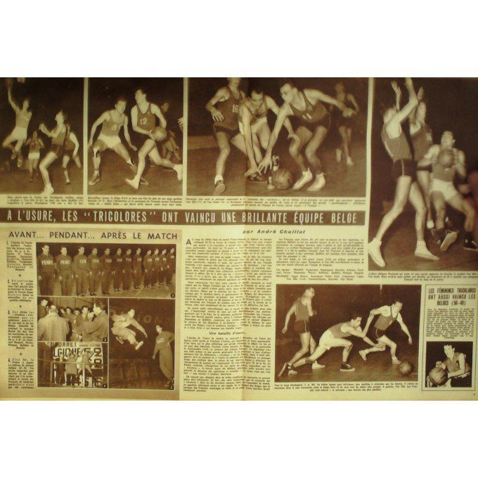 Miroir Sprint 1952 #  339 8 Déc Soldevilla Humez France/Belgiqu E Tour Argentine Coste