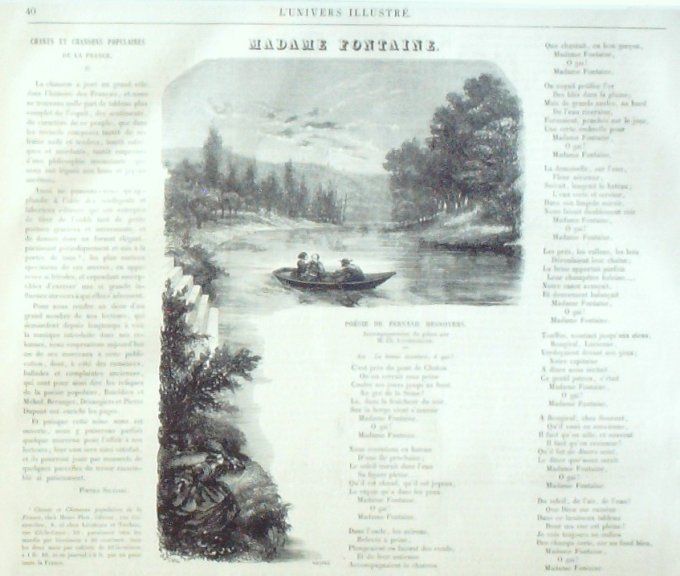 L'Univers illustré 1859 #  33 Collin-Maillard Ste-Chapelle Fernand Desnoyers