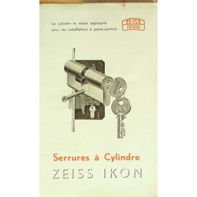 Catalogue ZEISS IKON SERRURES à CYLINDRE 1938 33