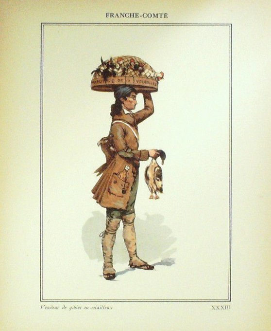 Franche Comte Vendeur De Gibier Ou Bolailleux 1920