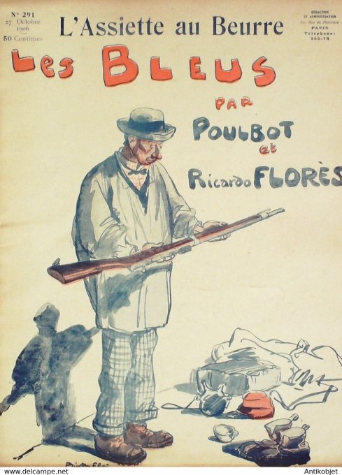 L'Assiette au beurre 1906 n°291 Les bleus Poulbot Florès