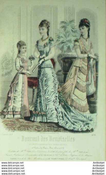 Journal de Demoiselles 1878 # 4136 (Maison Vidal)