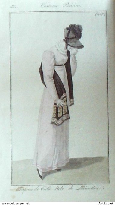 Costume Parisien 1812 # 1267 Robe de Lévantine