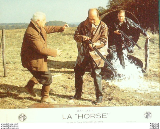 La Horse Gabin Jean BARBIER Christian (photo d'exploitation du film 8) 1970