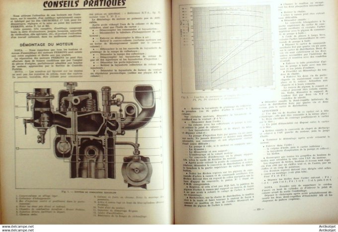 R.T Automobile Moteurs Perkins P3 P4 P6 Poids lourds 108 # 1955