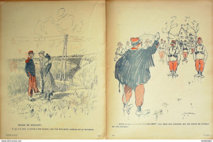 L'Assiette au beurre 1906 # 291 Les bleus Poulbot Florès