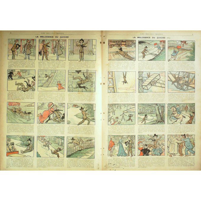 Les belles images 1910 n° 40 PARISIEN CHINE (RI) MARE CANARDS