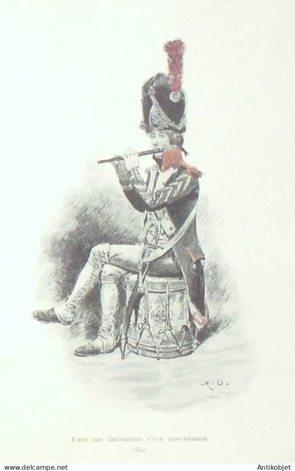 Fifre des Grenadiers en 1800 signé Maurice Orange