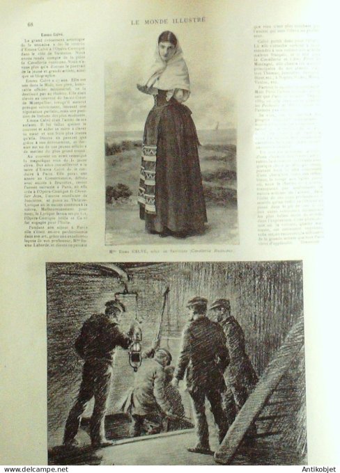 Le Monde illustré 1892 n°1818 Brésil Rio-Grande Angleterre Windsor Duc de Clarence