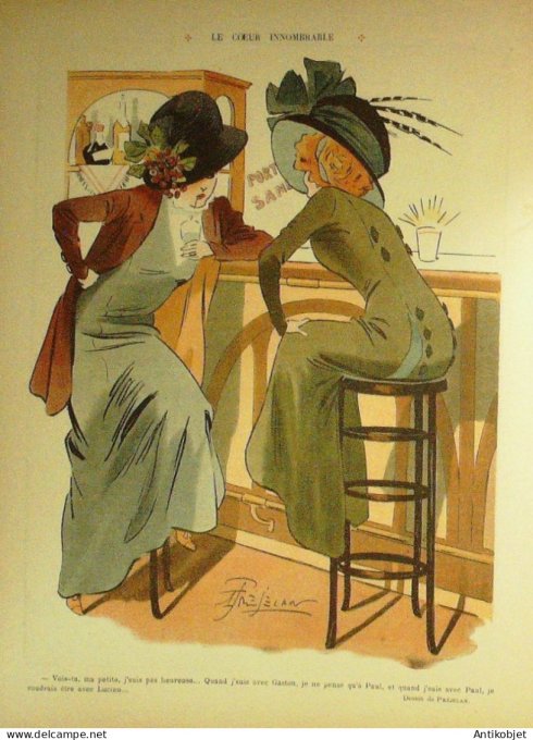 Le Rire 1909-10-23 # 351 Journal humoristique Ed.Originale  L'Execution