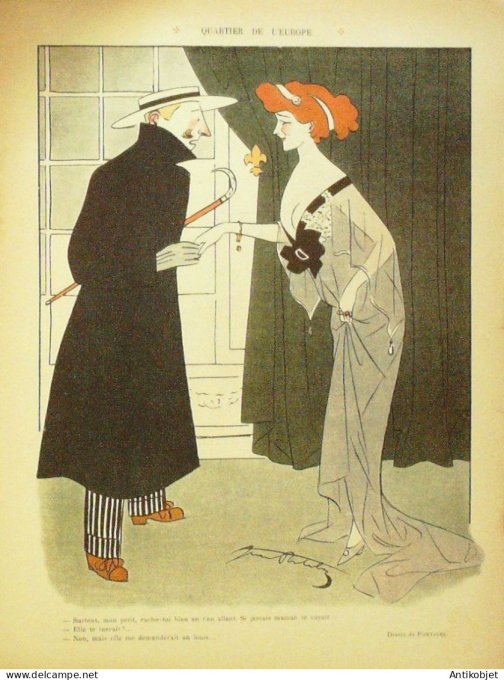 Le Rire 1909-10-23 # 351 Journal humoristique Ed.Originale  L'Execution