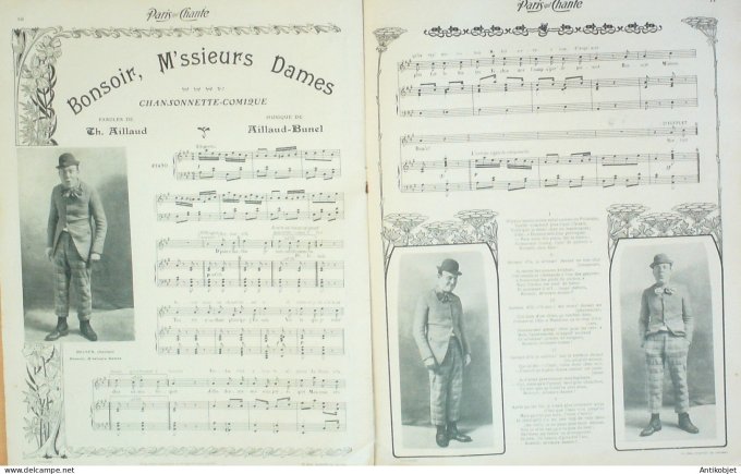 Paris qui chante 1905 n°144 Dranem numéro Spécial