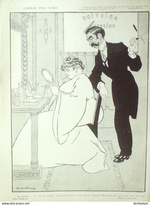 Le Rire 1909-10-23 # 351 Journal humoristique Ed.Originale  L'Execution