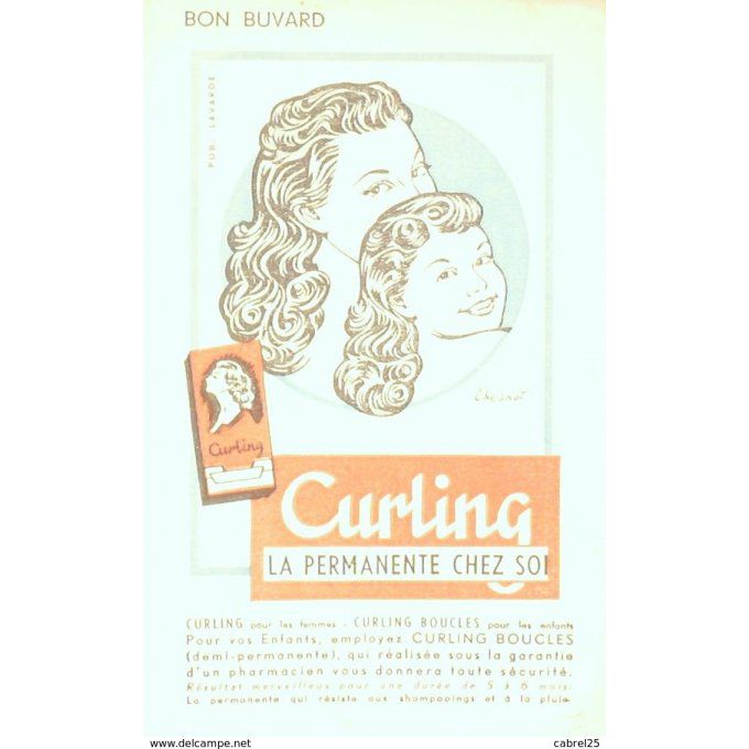 Buvard CURLING Soin