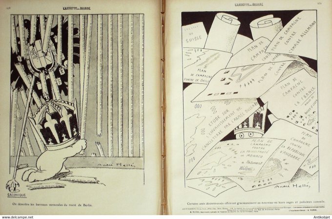 L'Assiette au beurre 1909 n°425 Le Royaume Bulgare Hellé André
