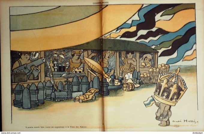 L'Assiette au beurre 1909 # 425 Le Royaume Bulgare Hellé André