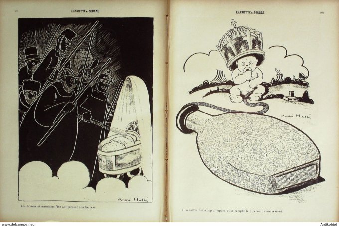 L'Assiette au beurre 1909 # 425 Le Royaume Bulgare Hellé André