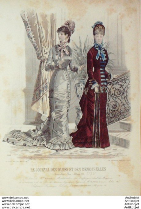 Journal des Dames Demoiselles 1877 # 1556 (Maison Pointude)