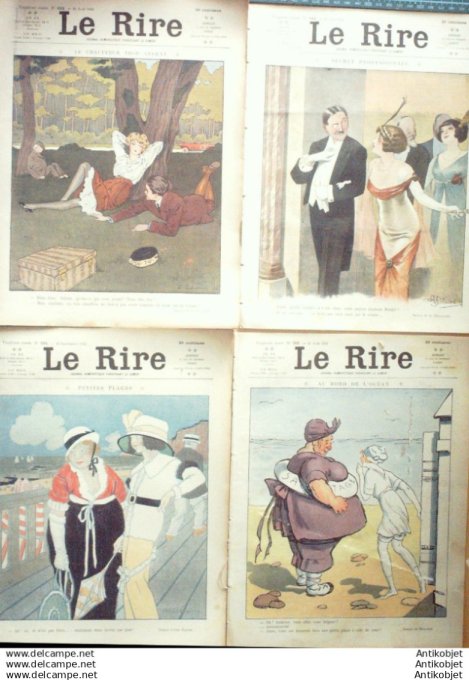 Le Rire 1906 n°172 Préjelan Villemot Bac Radiguet Faivre Sam Alex Barcet Guillaume