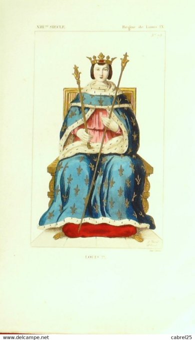 Louis Ix-Sous Louis Ix 13ème 1852