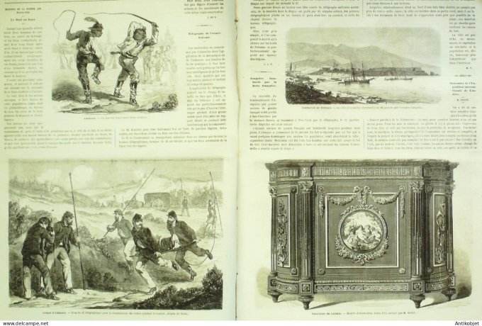 Le Monde illustré 1863 n°307 Mexique Vera-Cruz Acapulco Chalchicomula Norvège Haugiens