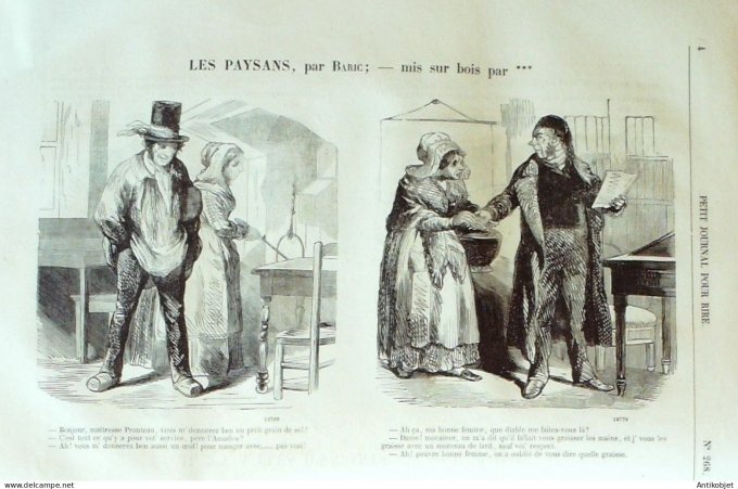 Petit journal pour Rire 1860 # 268 Militaires Grevin