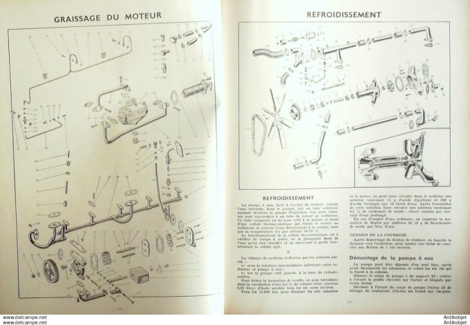 R.T Automobile Camion Berliet type Glm 10 direction Ross P720 97 # 1954
