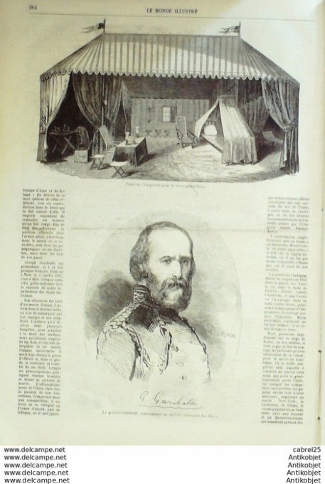 Le Monde illustré 1859 n°112 Angleterre Hyde Park Egypte Alexandrie Italie Tortona Montebello Vogher