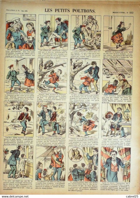 Les Petits Poltrons (Pellerin d'epinal)