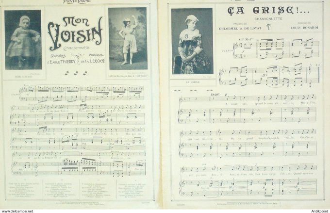 Paris qui chante 1905 n°147 Judic numéro Spécizl