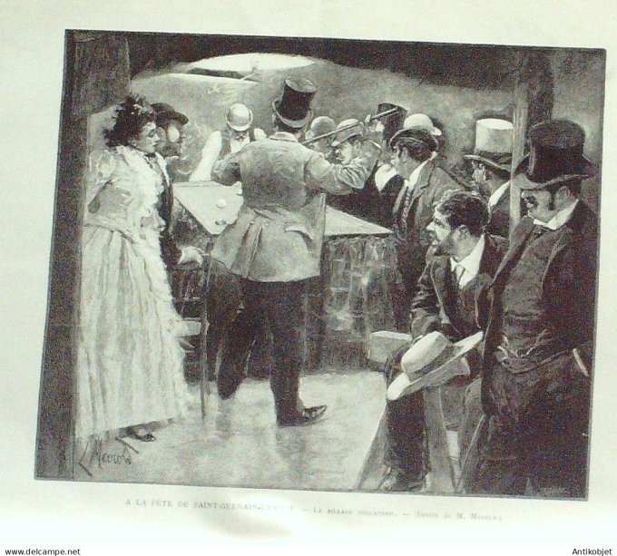 Le Monde illustré 1890 n°1744 Saint-Claude (39) La Rochelle (17) Belgique Anvers