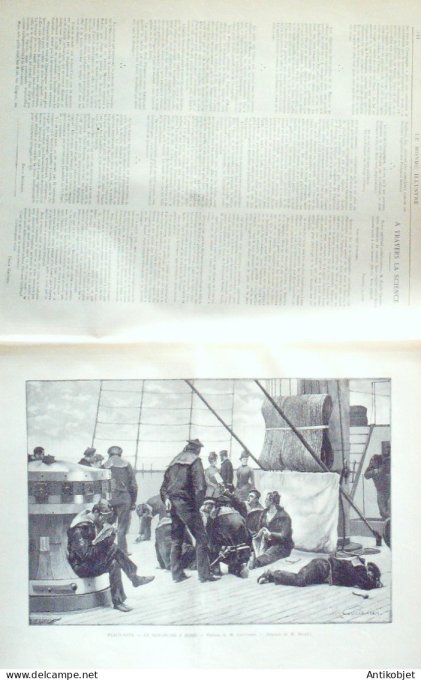 Le Monde illustré 1890 n°1744 Saint-Claude (39) La Rochelle (17) Belgique Anvers