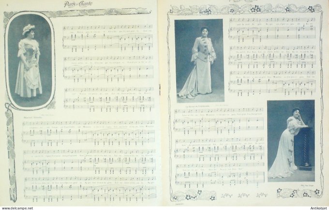 Paris qui chante 1905 n°147 Judic numéro Spécizl