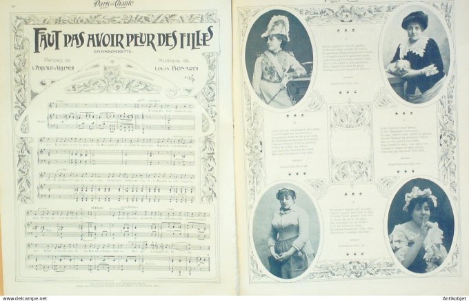 Paris qui chante 1905 n°147 Judic numéro Spécizl