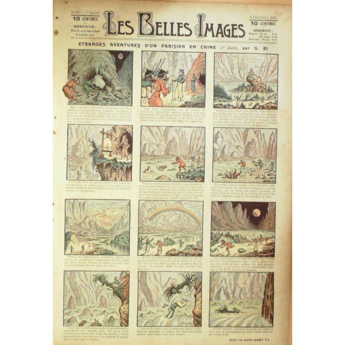 Les belles images 1910 n° 47 PARISIEN en CHINE (RI)