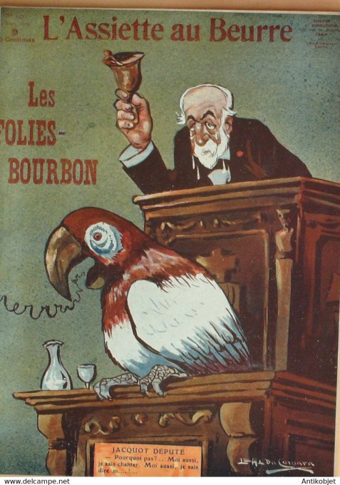 L'Assiette au beurre 1909 n°427 Les Folies-Bourbon PoncetCamara Gris