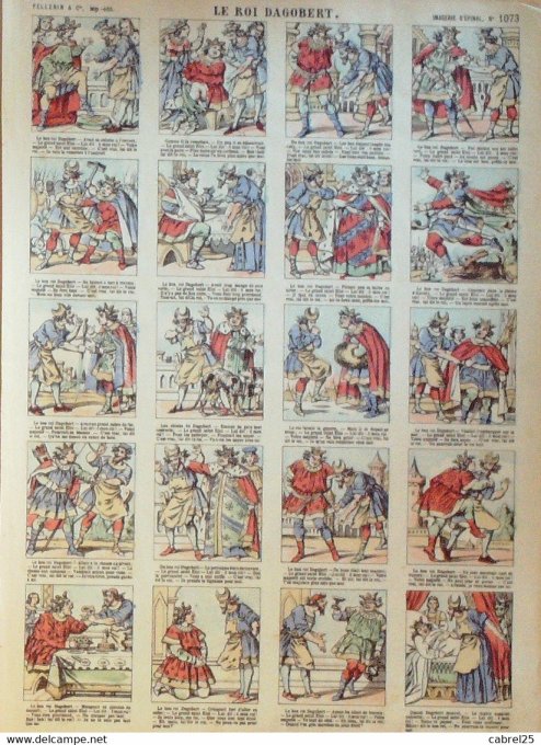 Le Roi Dagobert (Pellerin d'epinal)