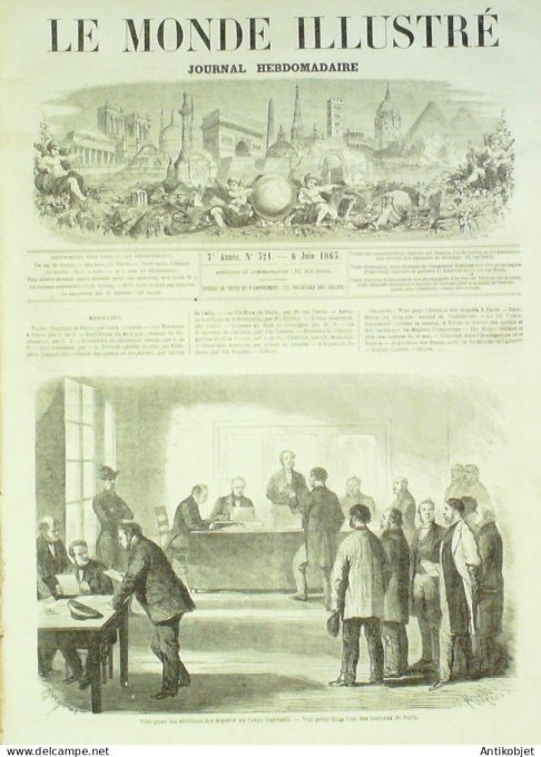 Le Monde illustré 1863 n°321 Herzégovine Bosnie Bianca Capello Turin roi Victor Emmanuel