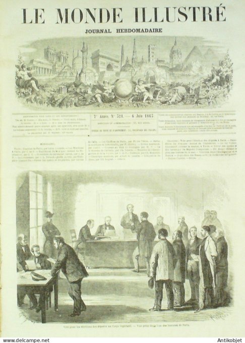 Le Monde illustré 1863 n°321 Herzégovine Bosnie Bianca Capello Turin roi Victor Emmanuel