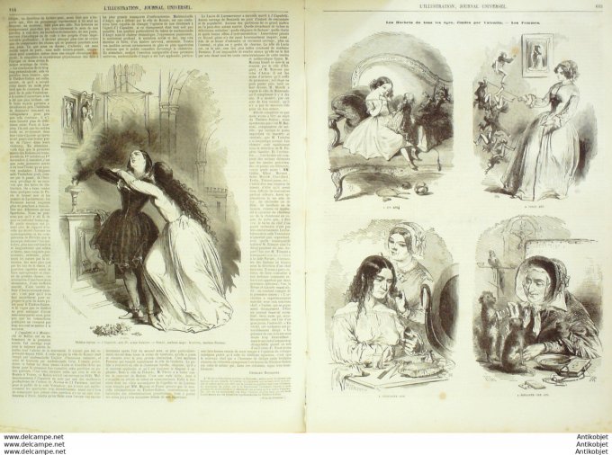 L'Illustration 1849 n°350 Institution de MAGISTRATURE Théâtres