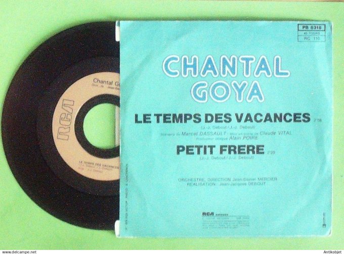 Le temps des vacances Film 45T SP Goya Chantal 1979