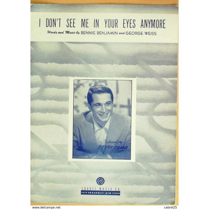 BENNIE /WEISS-I DON'T SEE ME IN YOUR EYES-1949
