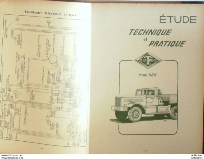 R.T Automobile Simca Aronde Citroën 2cv camions Diamond 105 # 1955