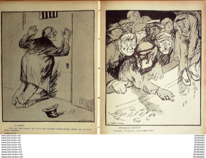 L'Assiette au beurre 1907 # 328 Lma fete a Marianne Delannoy