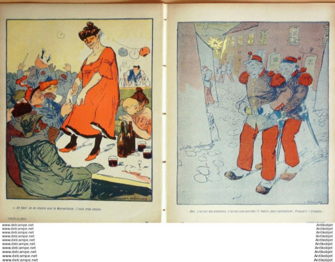 L'Assiette au beurre 1907 # 328 Lma fete a Marianne Delannoy