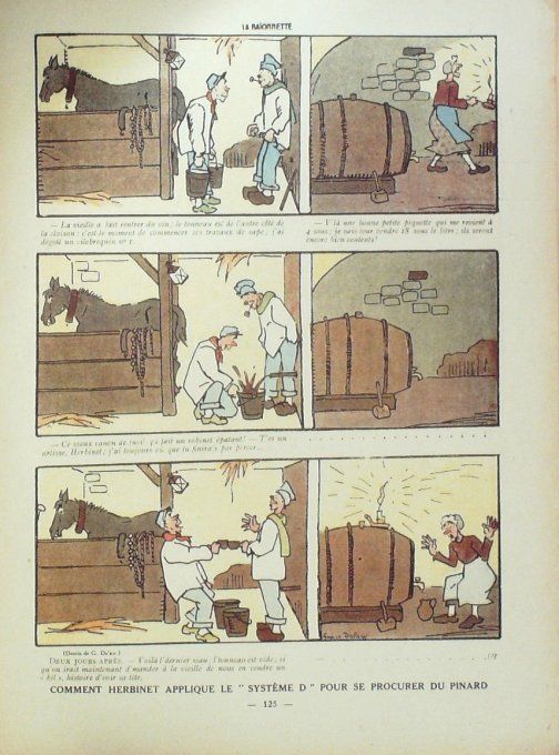 La Baionnette 1916 n°034 (Le système D) POULBOT GUS BOFA ROUSSEAU VINCENT