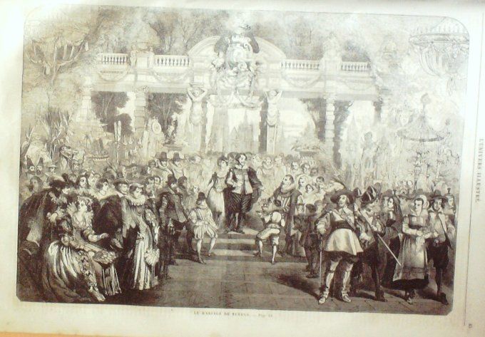 L'Univers illustré 1859 #  34 Mgr Sibour Monvert Rubens L'adoration des mages 